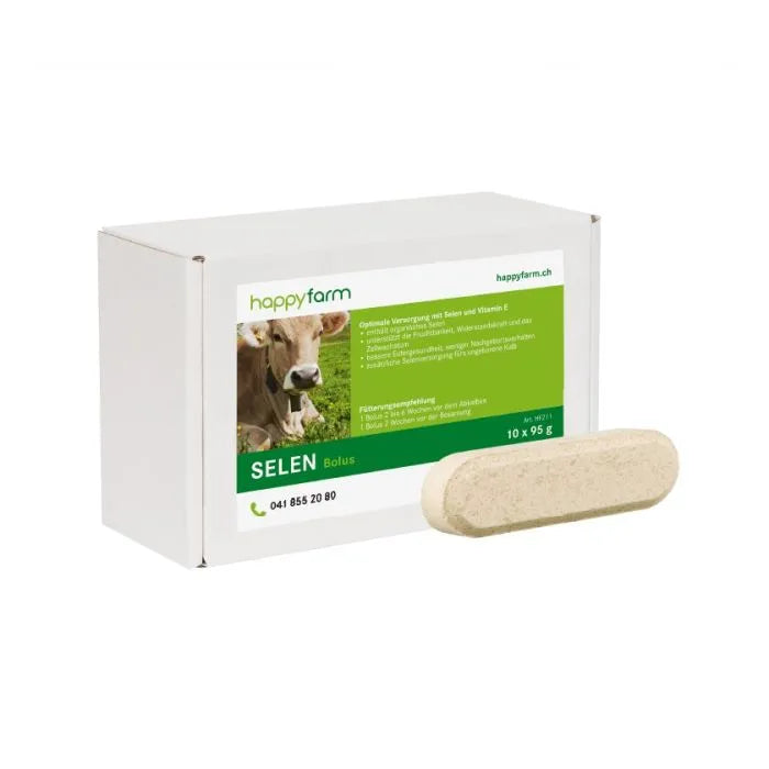 Selen Bolus HappyFarm® für optimale Selenversorgung bei Rindern