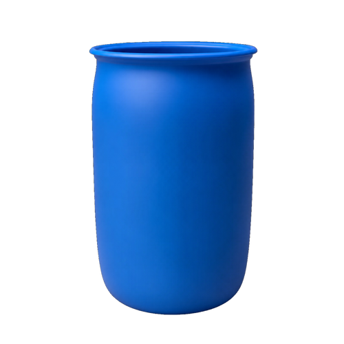 Apfelessig von Entur Swiss im blauen 200-Liter-Kunststofffass